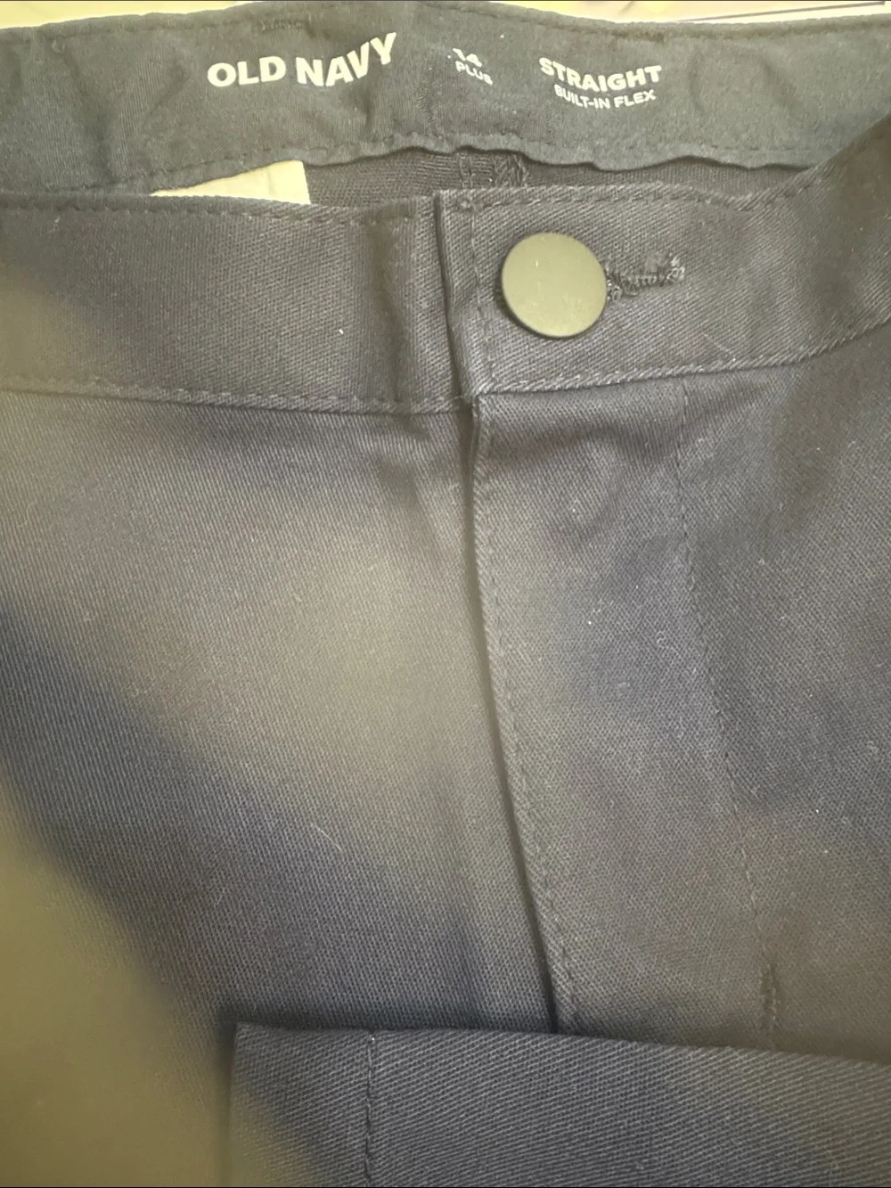 Old Navy youth Straight Fit Navy Chinos size 14 plus pants NWT